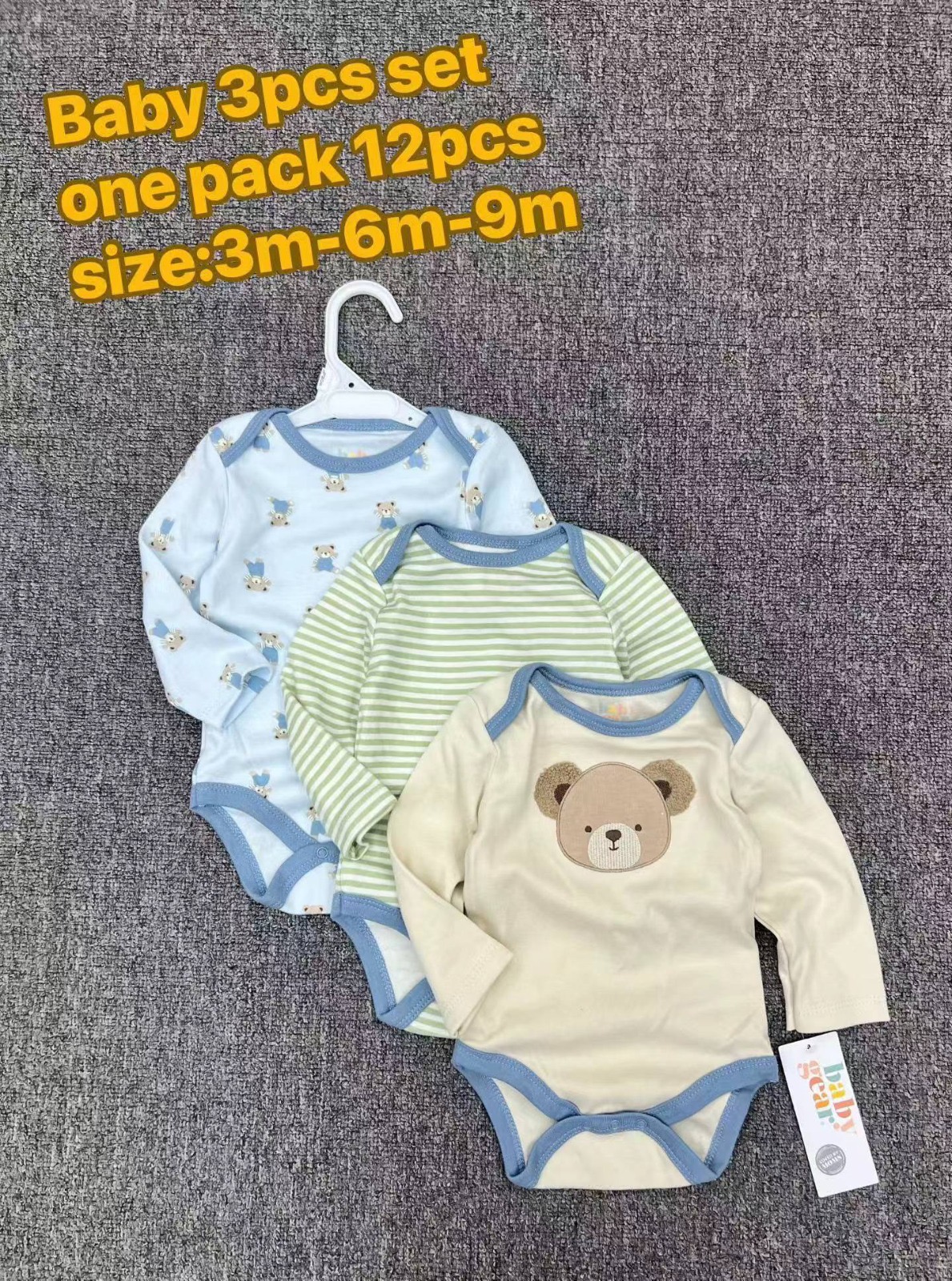 3 pack bodysuit