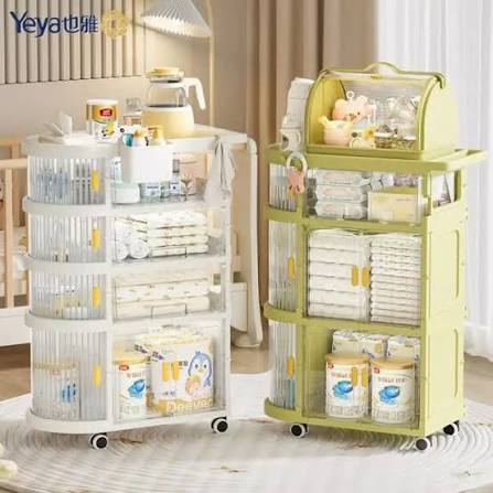 Baby item storage rack