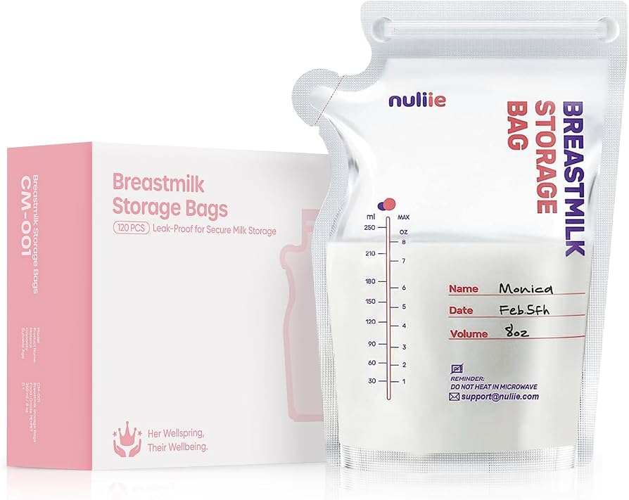 breast milk storage 120pcs